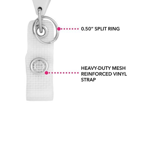 Hemp Jumbo Rectangle Badge Reel