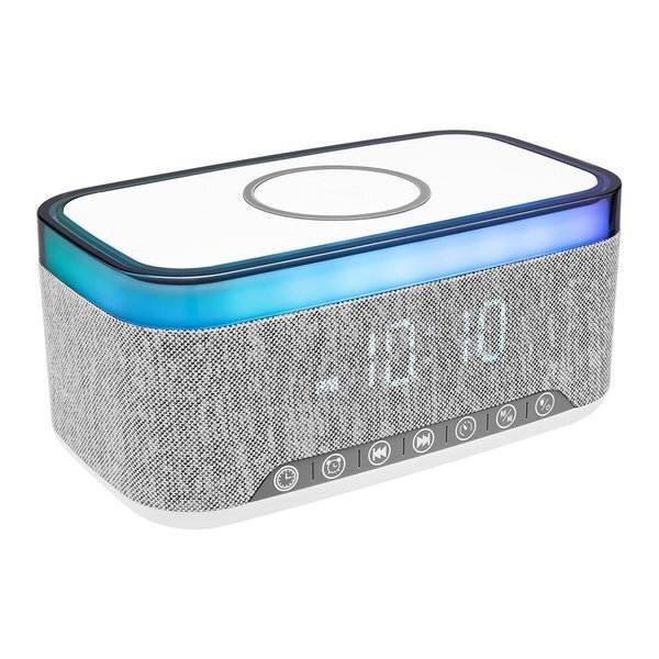 Rise & Shine Clock w/ Light-Up Speaker & Charger