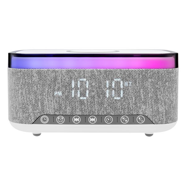 Rise & Shine Clock w/ Light-Up Speaker & Charger
