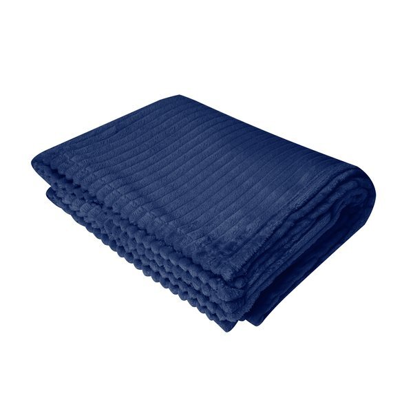 Raleigh Recycled Ribbed Flannel Blanket, 50" x 60"