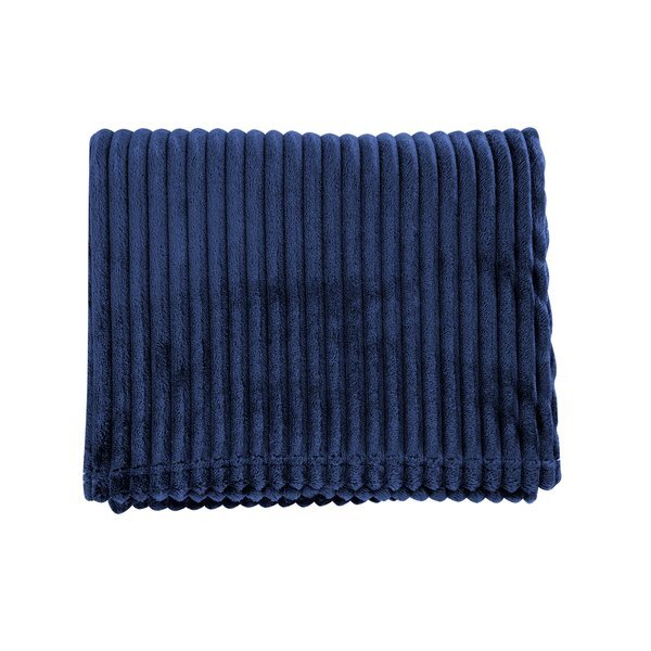 Raleigh Recycled Ribbed Flannel Blanket, 50" x 60"