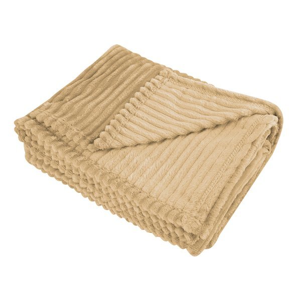 Raleigh Recycled Ribbed Flannel Blanket, 50" x 60"