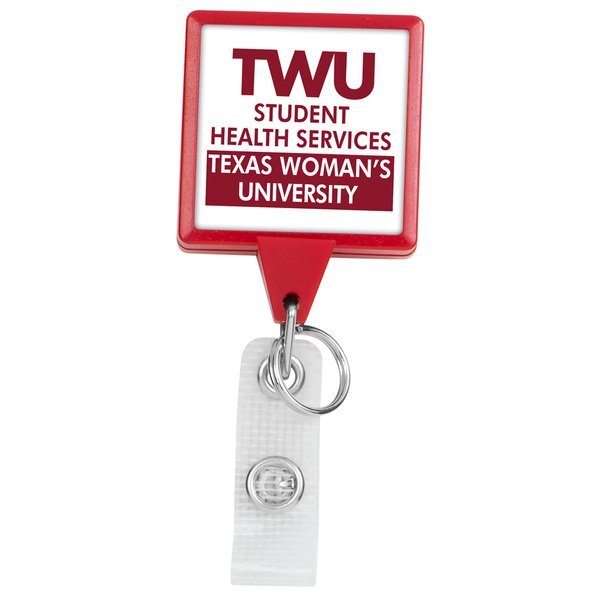 Hemp Jumbo Square Badge Reel