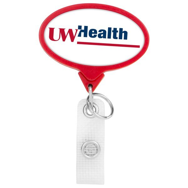 Hemp Jumbo Oval Badge Reel