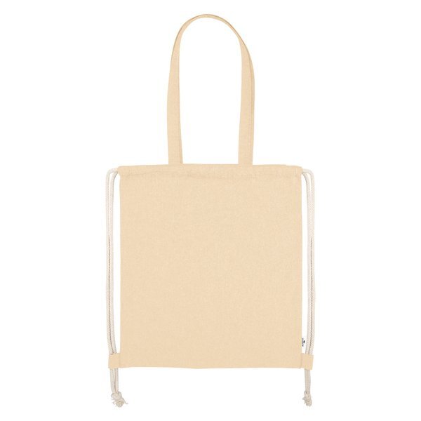 Nicole Recycled Cotton Drawstring Bag