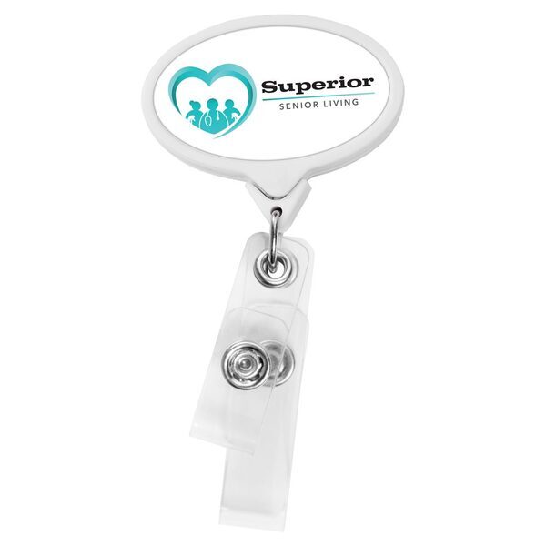 Anti-Microbial Oval With 2 Strap Reel