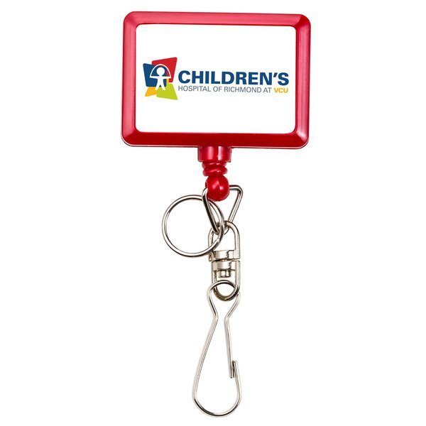 Bamboo Jumbo Rectangle Badge Reel