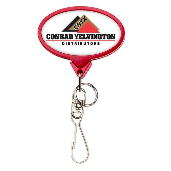 Bamboo Jumbo Oval Badge Reel