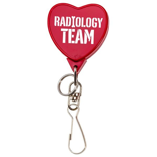 Bamboo Jumbo Heart Badge Reel