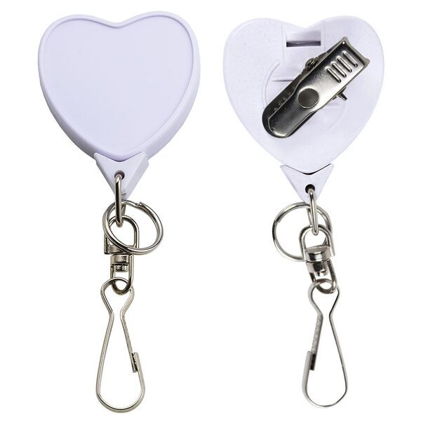 Bamboo Jumbo Heart Badge Reel