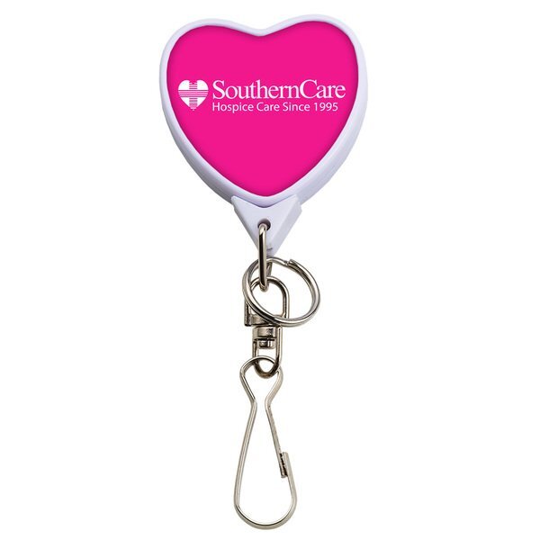 Bamboo Jumbo Heart Badge Reel