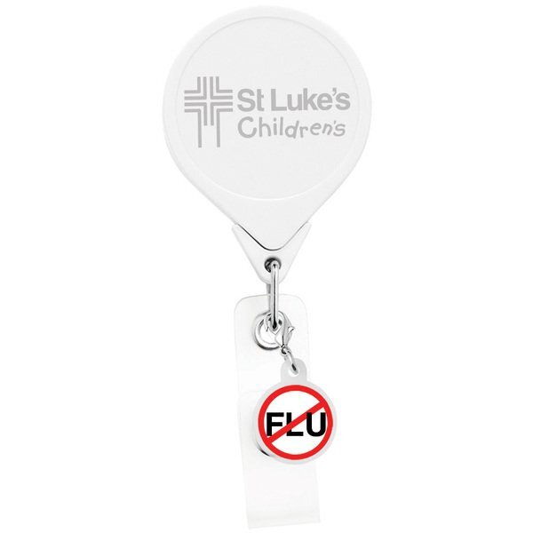 Round Badge Reel Charm
