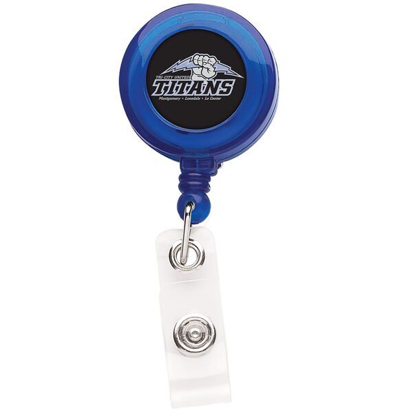 Translucent Good Round Badge Reel