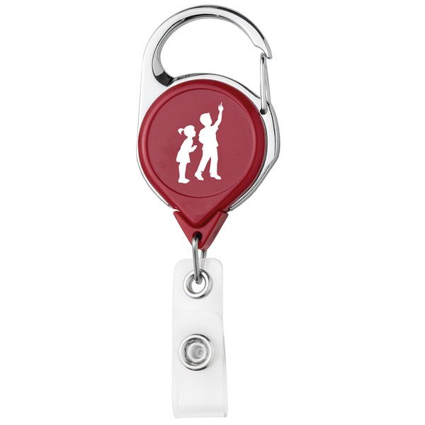Opaque Carabiner Badge Reel