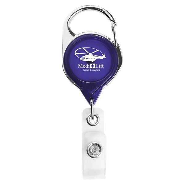 Translucent Carabiner Badge Reel