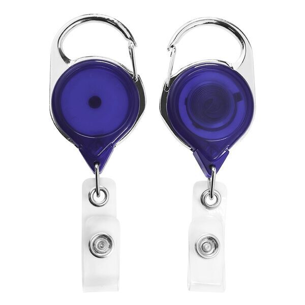 Translucent Carabiner Badge Reel