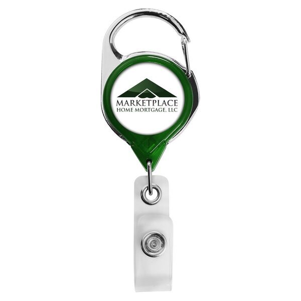 Translucent Carabiner Badge Reel