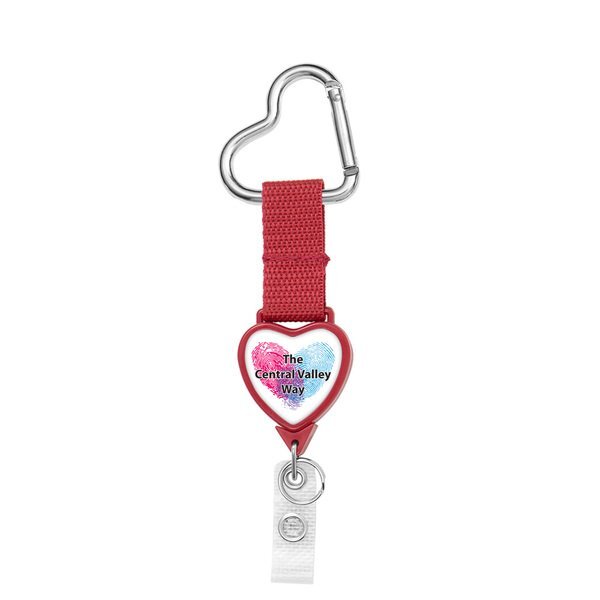 Heart Carabiner Strap 2 Reel