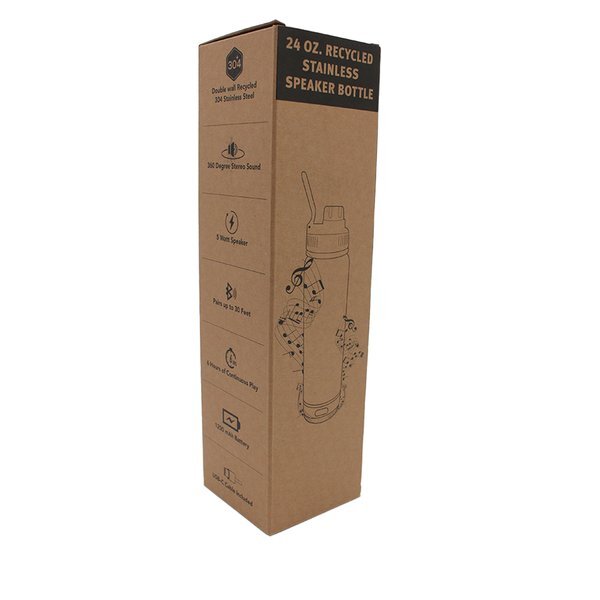 Recycled Stainless Speaker Bottle, 24oz.