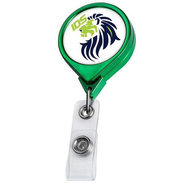 Color Chrome Jumbo Round Badge Reel