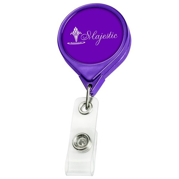 Color Chrome Jumbo Round Badge Reel