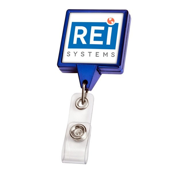 Color Chrome Jumbo Square Badge Reel