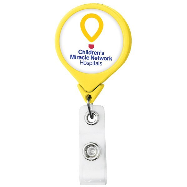 Neon Jumbo Round Badge Reel