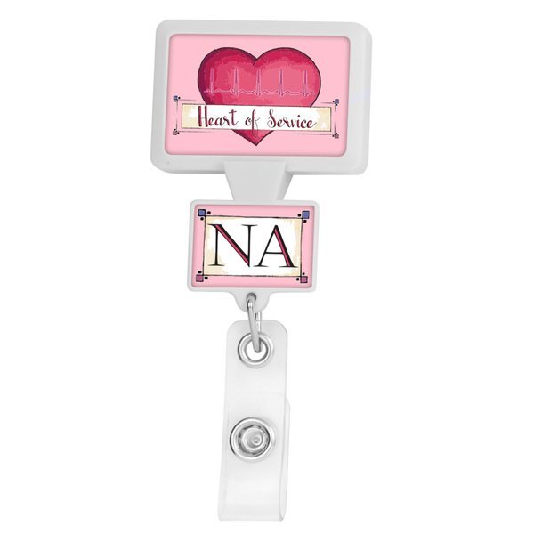 Double Up Rectangle Badge Reel