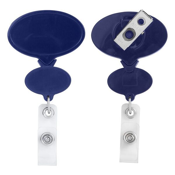 Double Up Oval Badge Reel