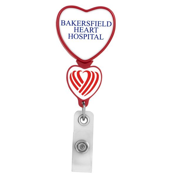 Double Up Heart Badge Reel
