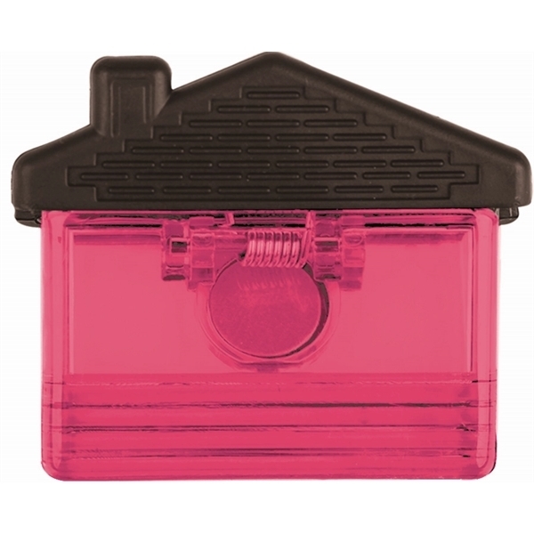 Jumbo House Magnetic Memo Clip