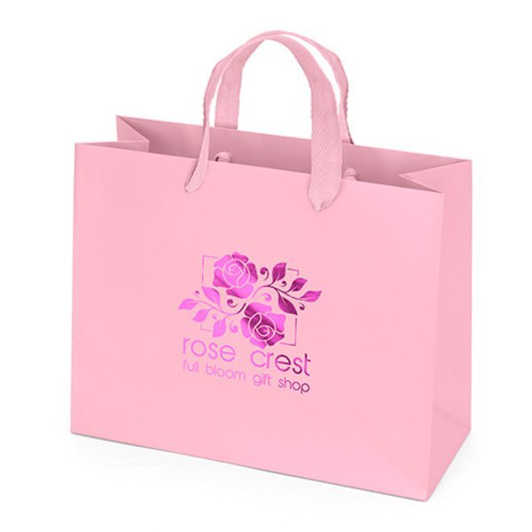 Matte Finish Euro Tote Gift Bag, 10" x 8"