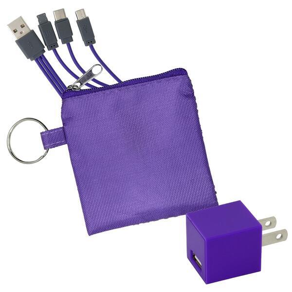 Kingwood Pouch w/ Wall Charger & Cable