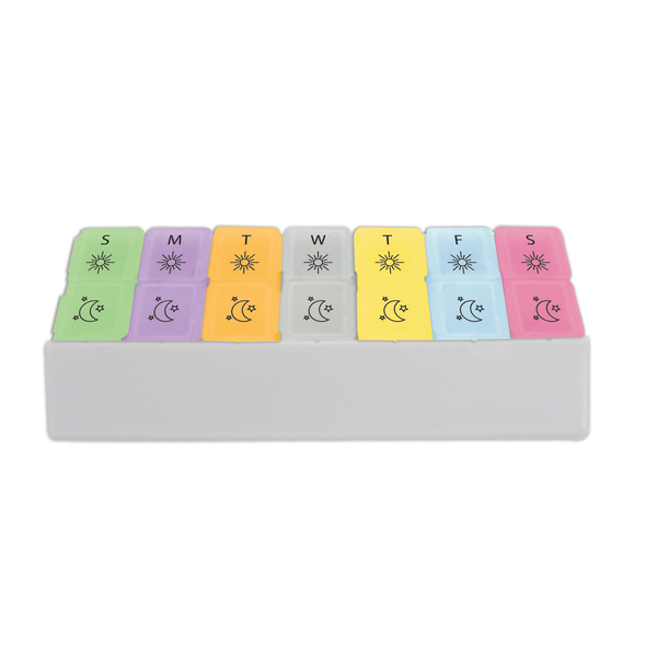 Morning and Night Pill Tray, 6-3/4"