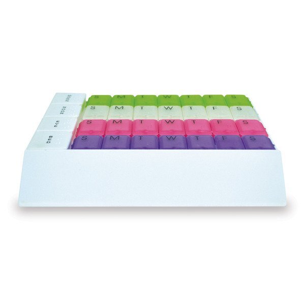 Four Weeks and Today Medicine Tray Organizer, 7"