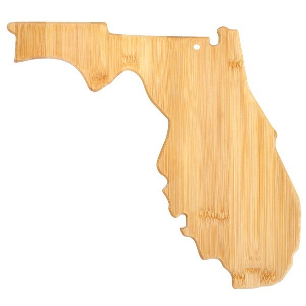U.S. State Shaped Bamboo Cutting and Serving Boards