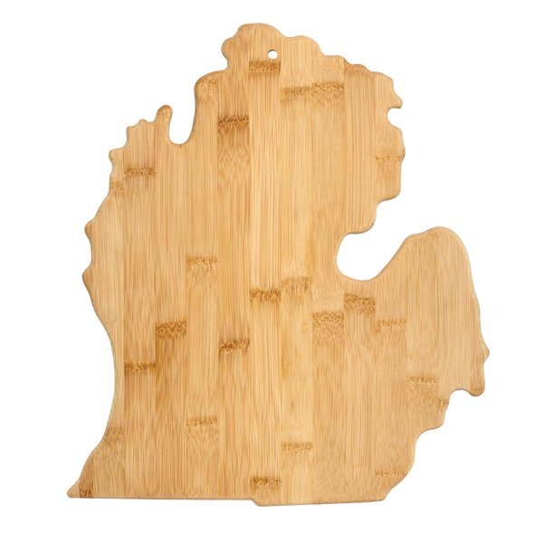 U.S. State Shaped Bamboo Cutting and Serving Boards