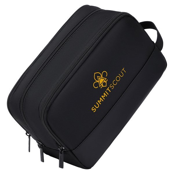 AeroLOFT™ Wide-Mouth Wet/Dry Polyester PVC Toiletry Bag