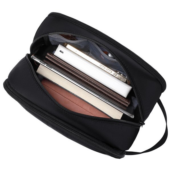 AeroLOFT™ Wide-Mouth Wet/Dry Polyester PVC Toiletry Bag