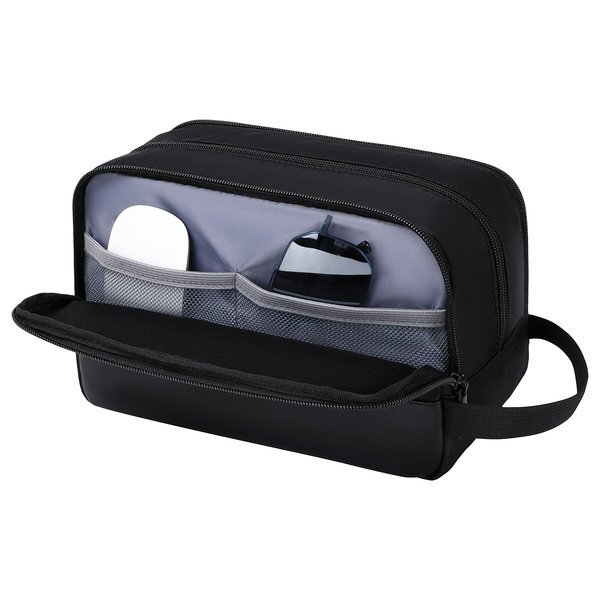 AeroLOFT™ Wide-Mouth Wet/Dry Polyester PVC Toiletry Bag