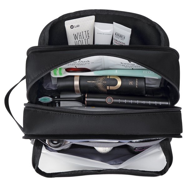 AeroLOFT™ Wide-Mouth Wet/Dry Polyester PVC Toiletry Bag