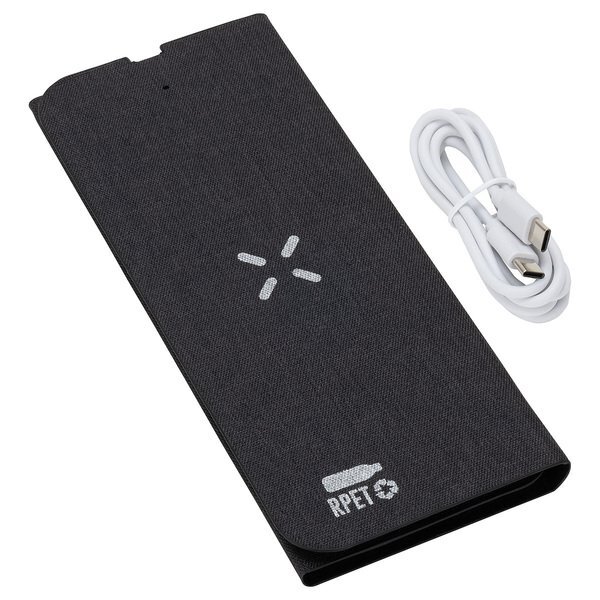 Acadia rPET Mouse Pad w/ 15W Wireless Charger