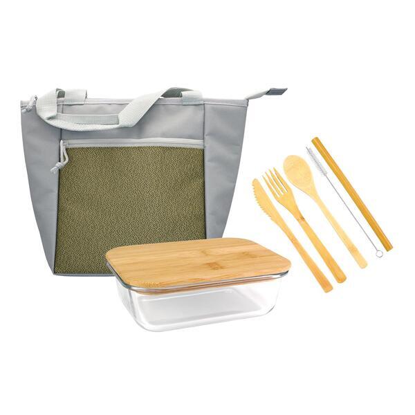 Speck Bamboo Lunch and Cutlery Tote Set