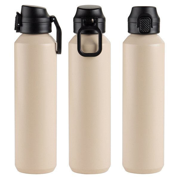 Nexus Recycled Aluminum Bottle w/ Flip-Top Lid & Carabiner, 27oz.