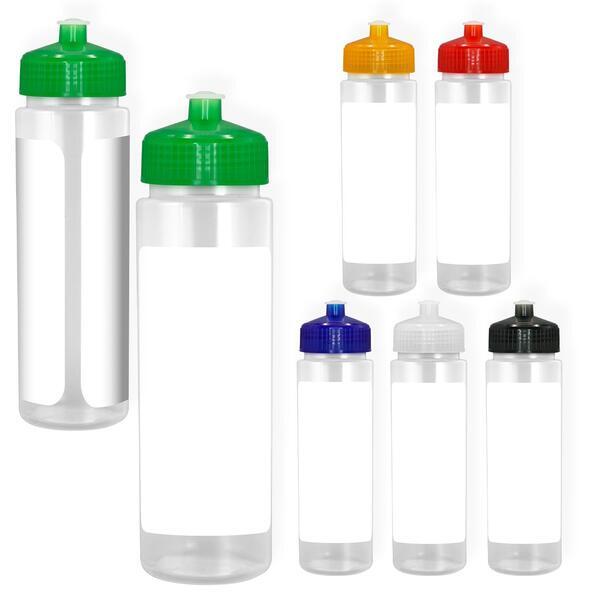 Sporty Full Color Water Grip Bottle,  24 oz.
