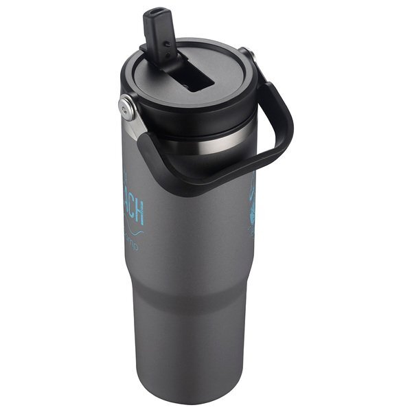 Oreno Stainless Steel & Polypropylene Travel Tumbler, 30oz.