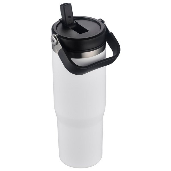 Oreno Stainless Steel & Polypropylene Travel Tumbler, 30oz.