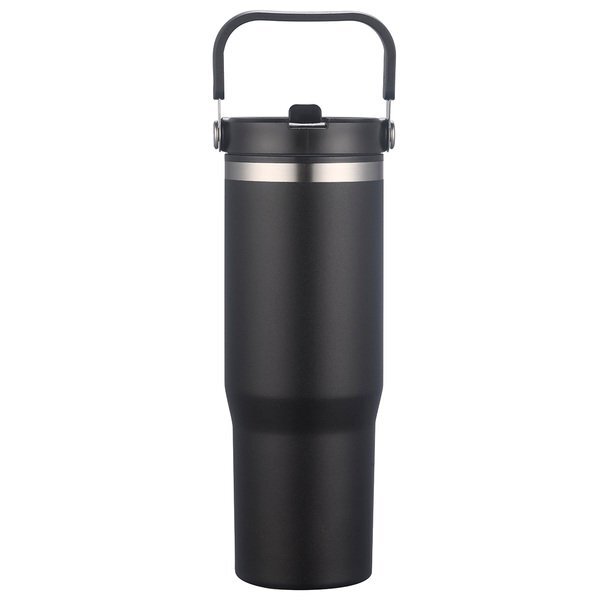 Oreno Stainless Steel & Polypropylene Travel Tumbler, 30oz.