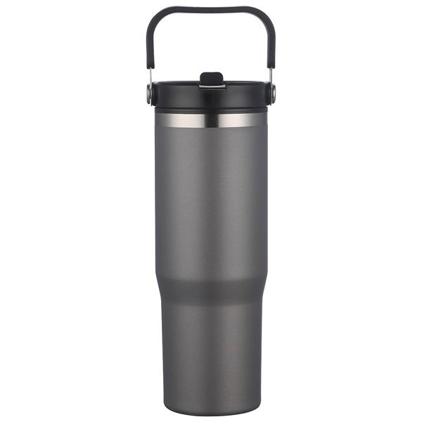 Oreno Stainless Steel & Polypropylene Travel Tumbler, 30oz.