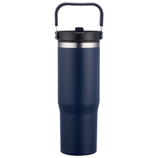 Oreno Stainless Steel & Polypropylene Travel Tumbler, 30oz.